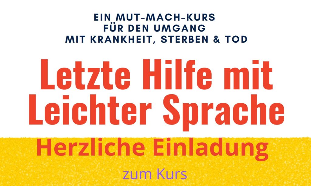 Letzte Hilfe Mit Leichter Sprache Inklusiver Kreis Unna